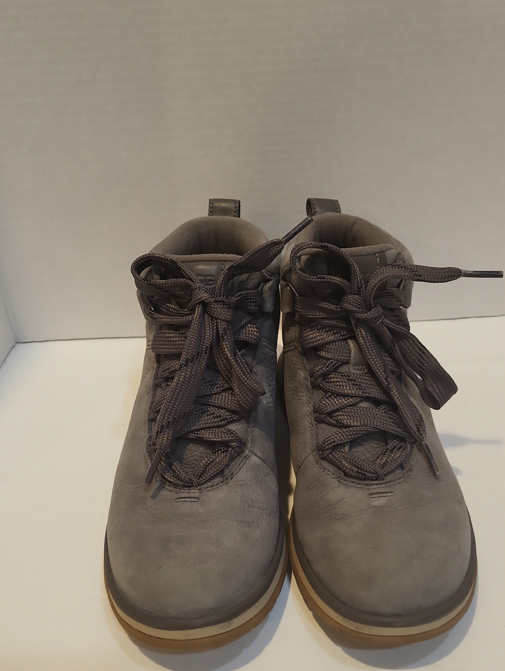 UGG Women's Lakesider Ankle Sneaker Boots Thunder Cloud Gray Size 8